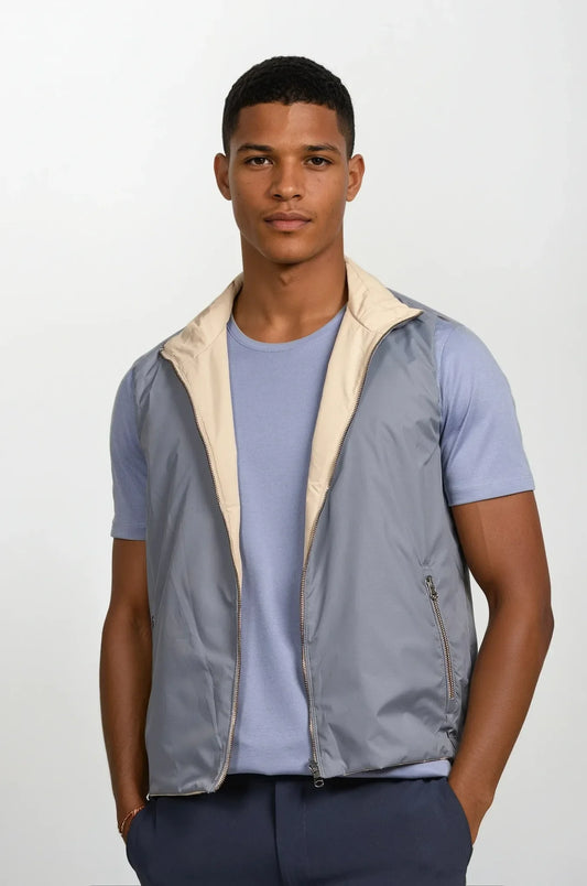 Ovaro Tweezijdig Bodywarmer - Blauw