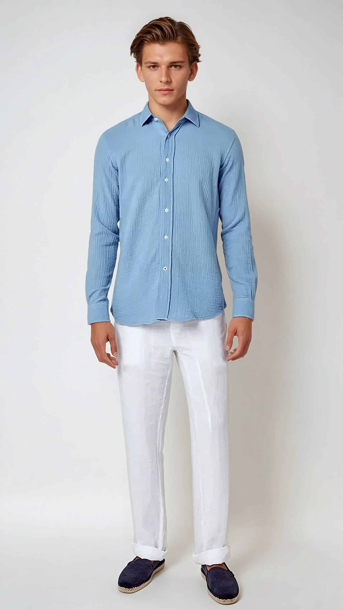 Riviera - Linnen Broek Wit